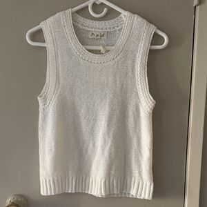 Marled Cream Knit Top